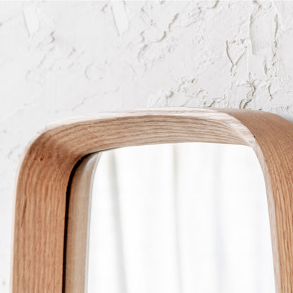 Oak frame mirror Long