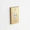 MATUREWARE Outlet Plate [0712] 1 hole, 1 outlet