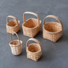 Snokka mini basket set | 5 craft mini basket ornaments