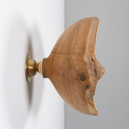 Natural Teak Lamp Shade Small