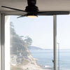BAR WOOD CEILING FAN Black