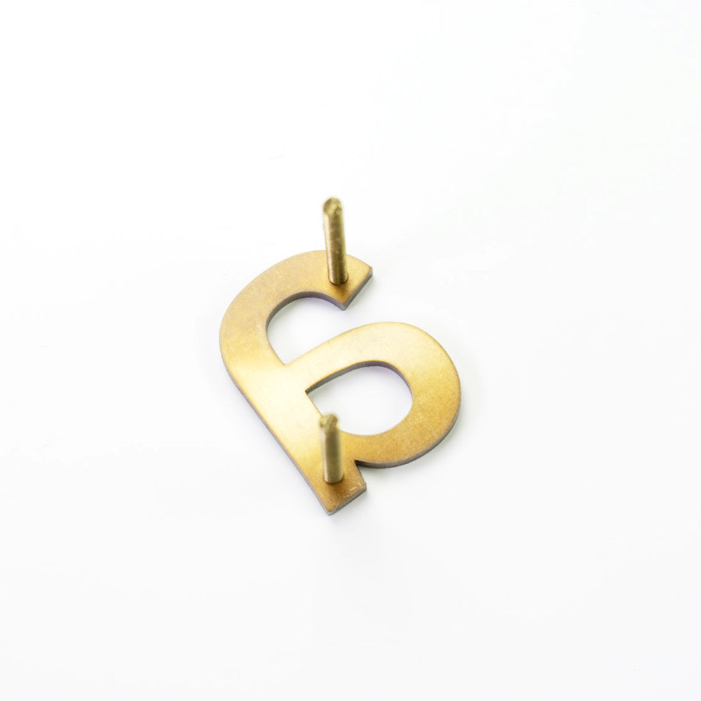 Aged Letter Piece -Brass- 真鍮切り文字表札 – PARTS & SUPPLY