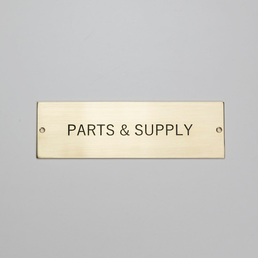 Brass Sign Plate 真鍮表札 – PARTS & SUPPLY